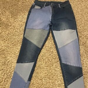 Patchwork jeans